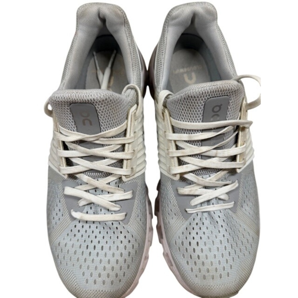 Oncloud Cloud Swift White/Gray Athletic Sneakers Size 8